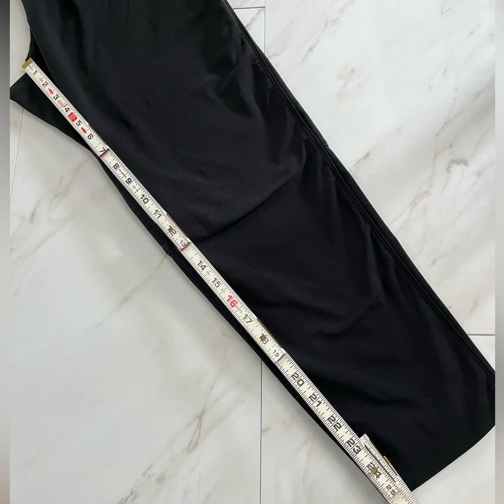 Lululemon Essential High Rise Trouser Pants Womens 8 Black Pocket Front Pleat
